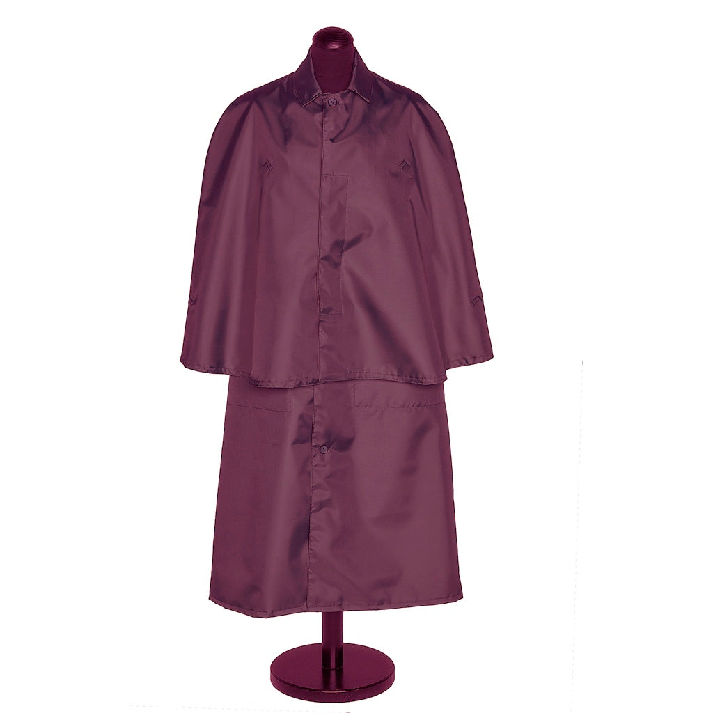 Inverness Raincape (Burgundy)