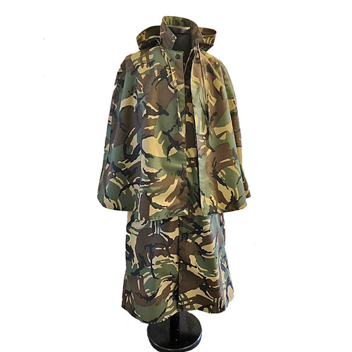 Camouflage Inverness raincape, main view