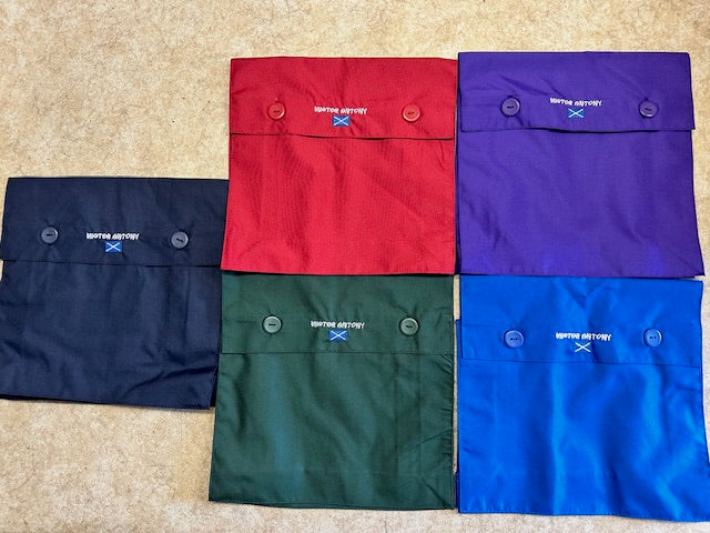 Colour Inverness raincape pouches selection