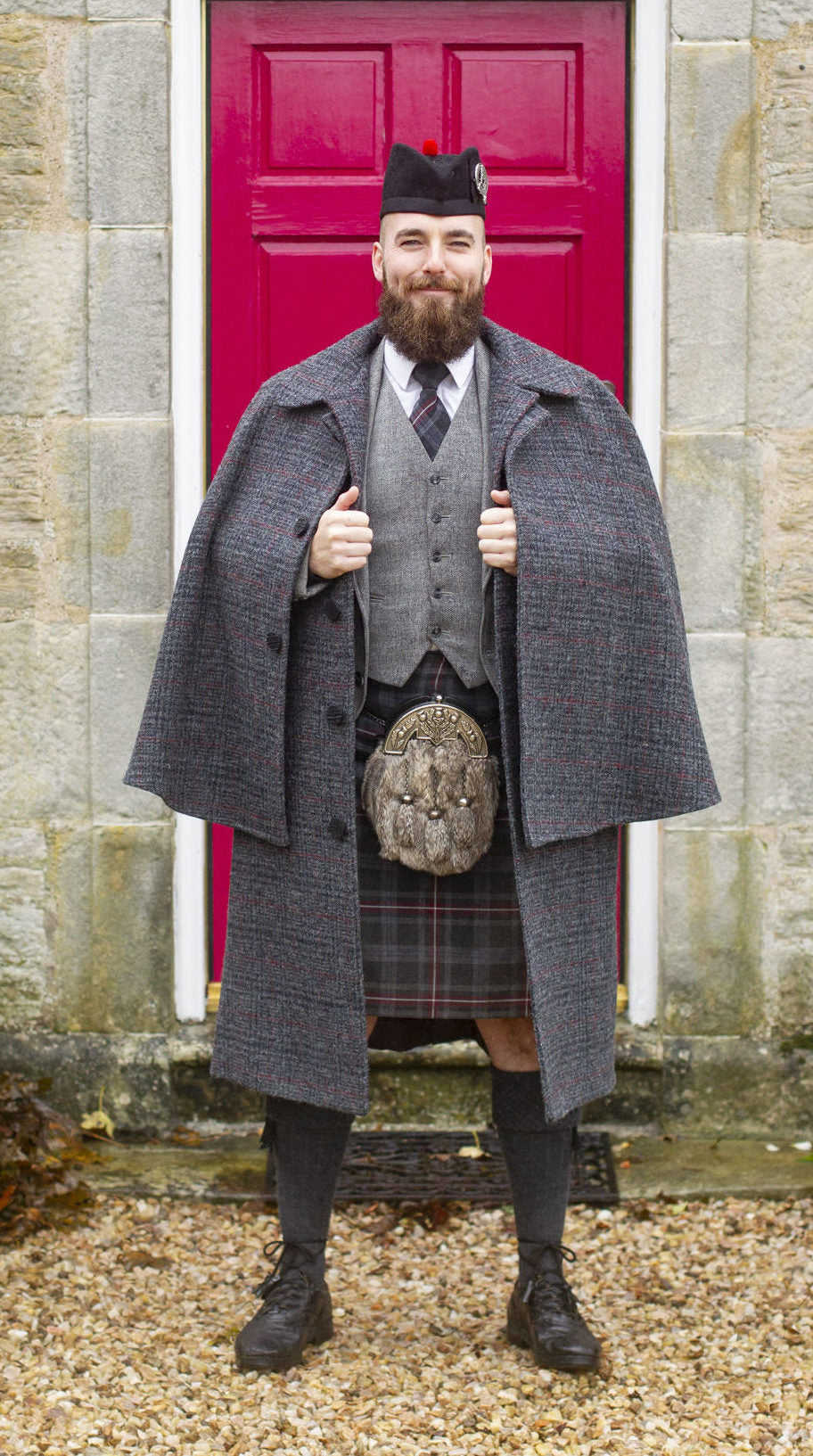 Harris Tweed Inverness cape, main view