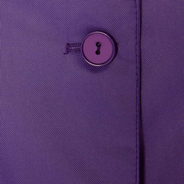 Purple Raincape matching colour button