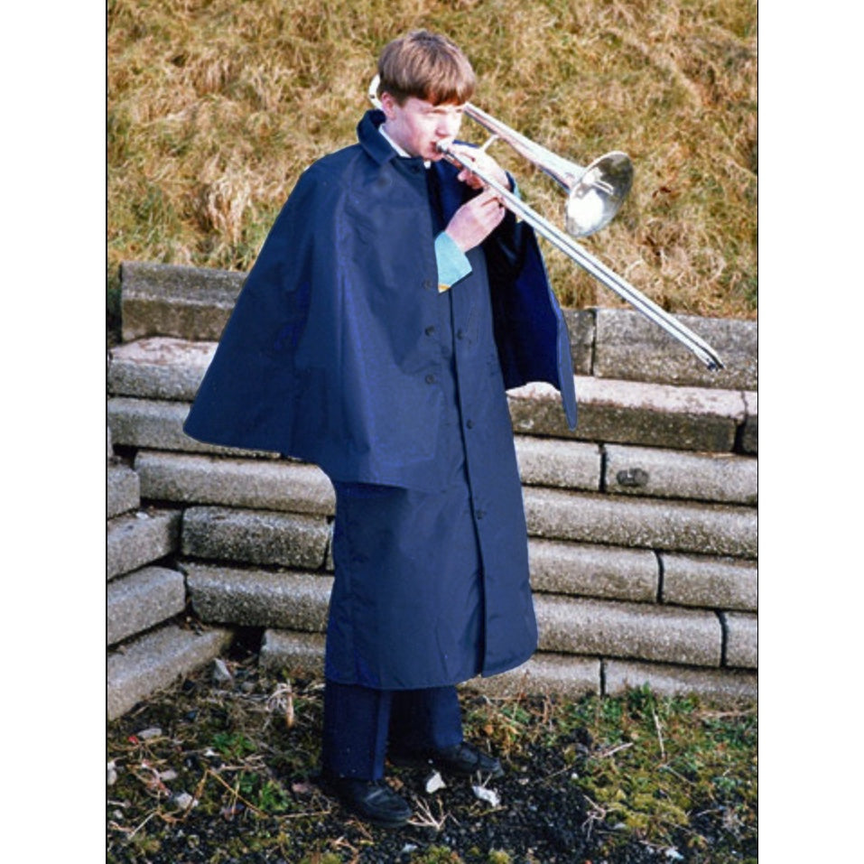 Navy Raincape