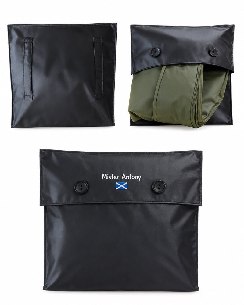 Walking Hiking and Country Raincape — worn outdoors
